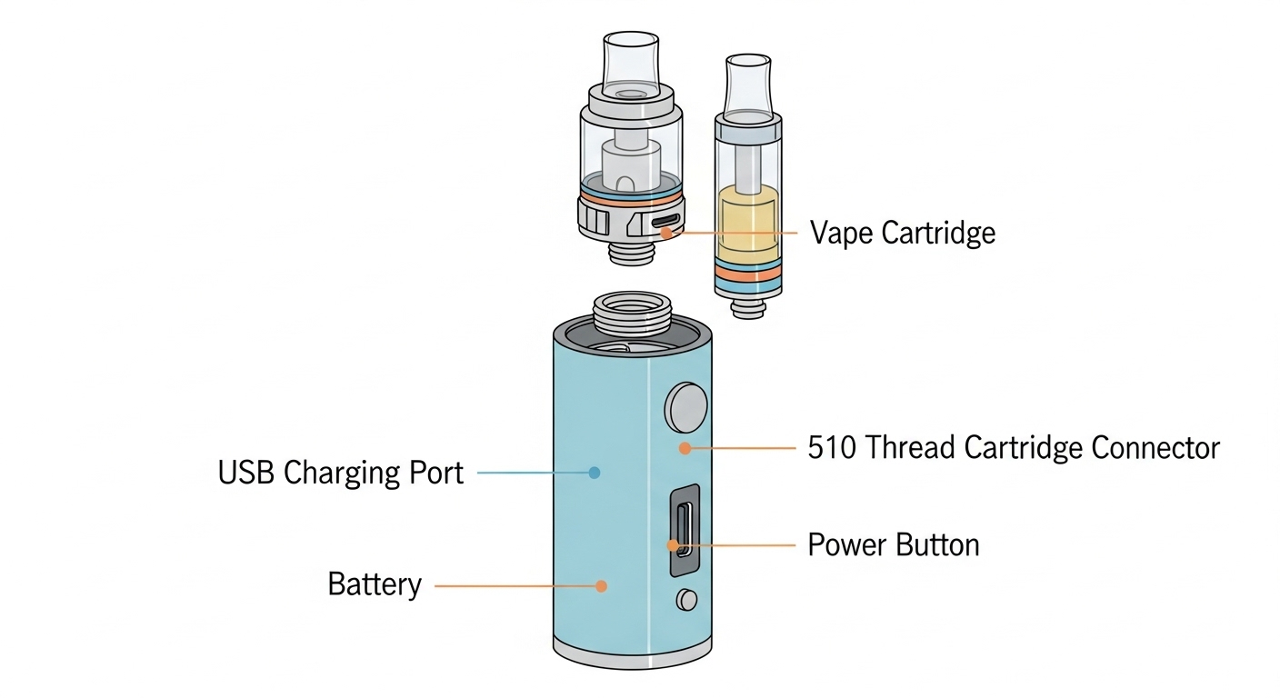 510 thread vape diagram