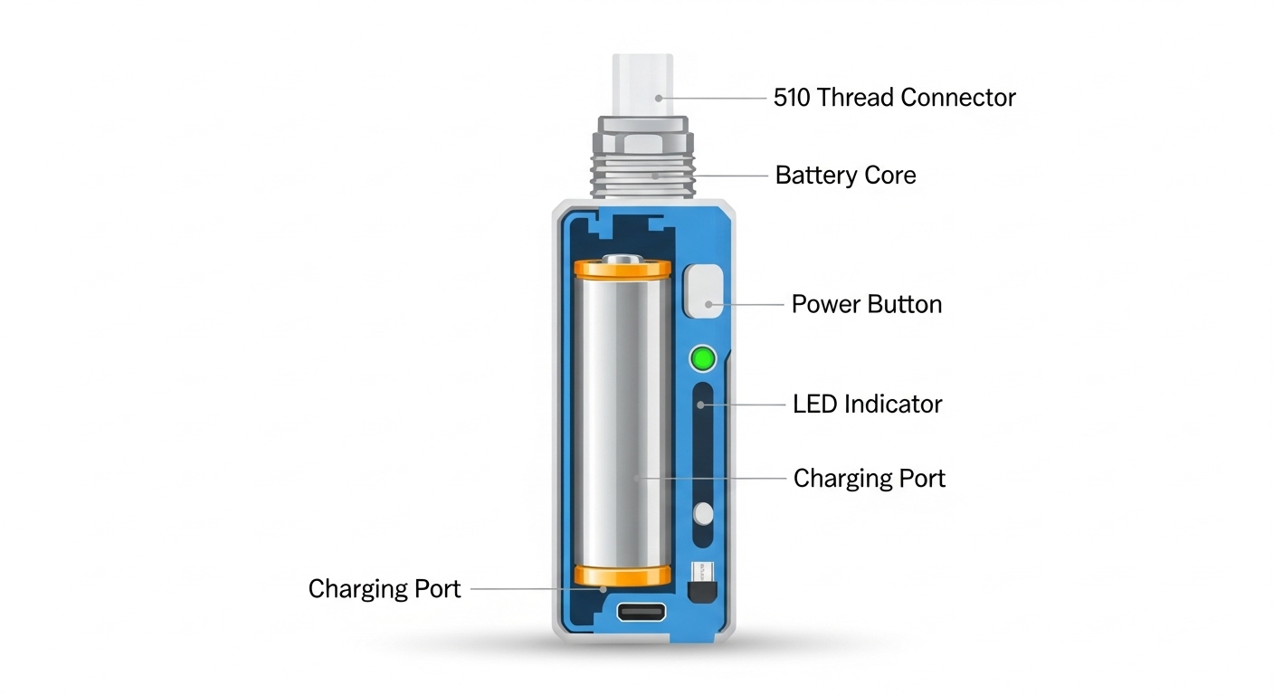 510 vape battery diagram